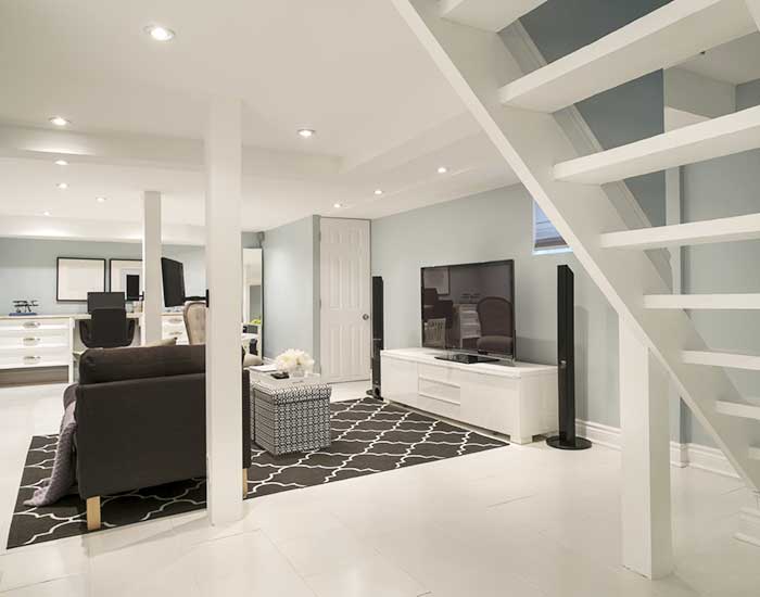 basement interior renovation